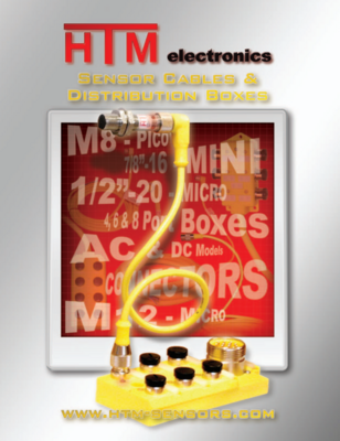 HTM SENSOR CABLES & DISTRIBUTION BOXES CATALOG ELECTRONICS: SENSOR CABLES & DISTRIBUTION BOXES